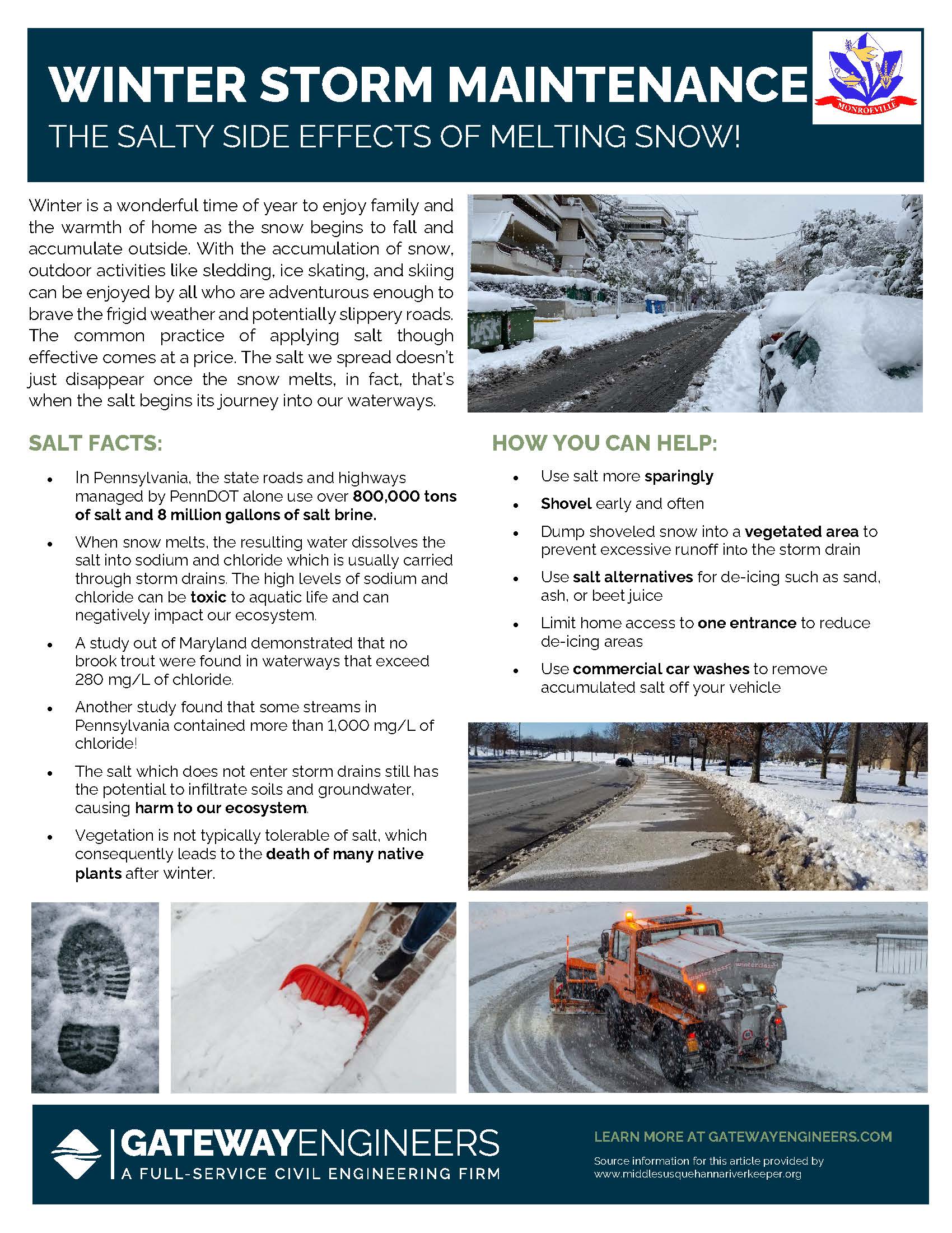 Winter Snow Stormwater Article (PDF)